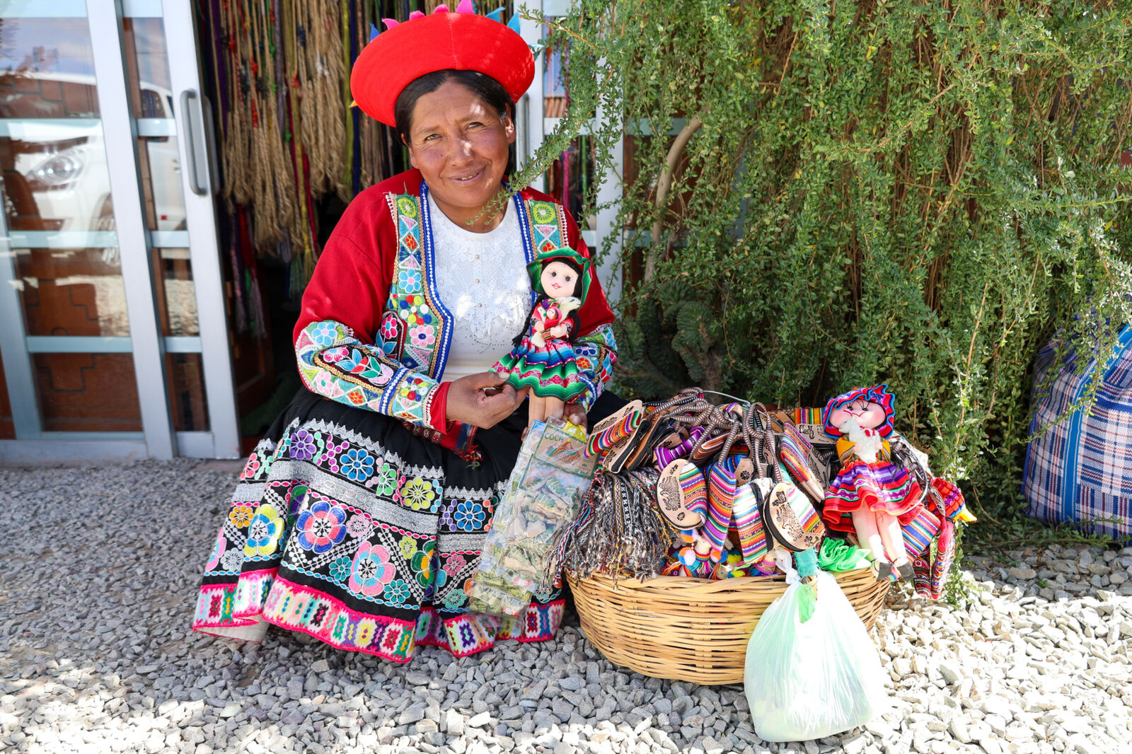 Smiling women in Peru
