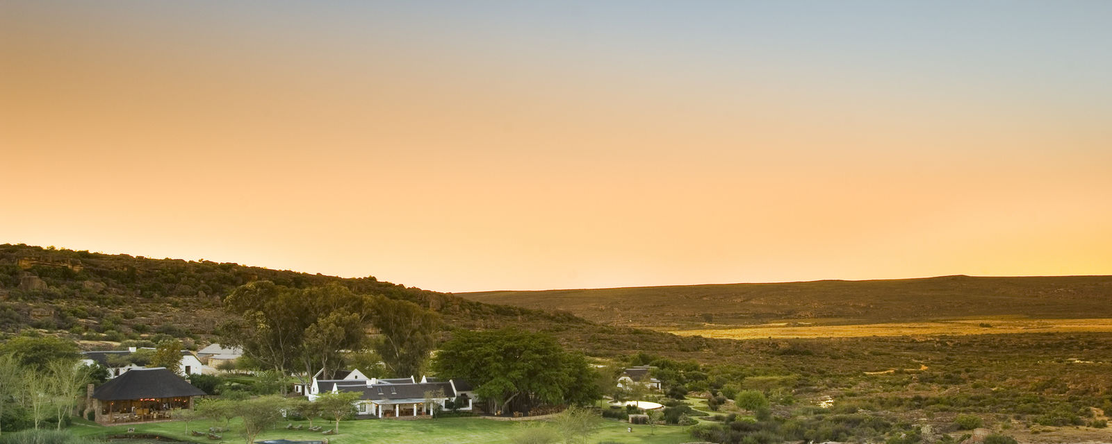 13 Bushmans Kloof exterior sunset