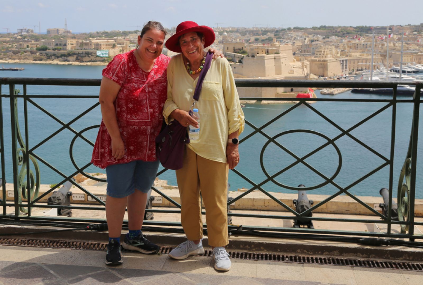 Tara and Kate in Malta